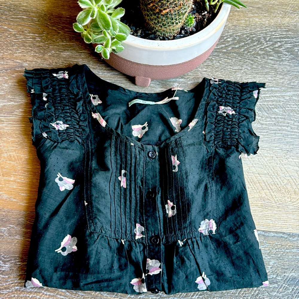 Kimchi Blue Ruffle Shirt